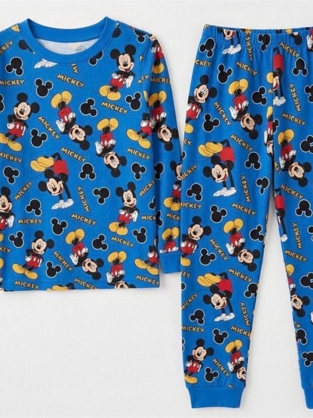 Disney Mickey Mouse Blue & Red Pajama Set